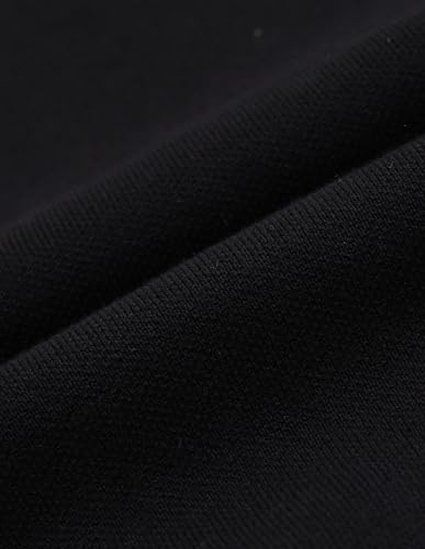 U.S. Polo Assn. Denim Co. Mens Black Solid Long Sleeve Cotton Classic Pullover Sweater (UDSWE0298_Black_)