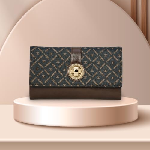 ESBEDA Brown Color Premium Flap Wallet for Women