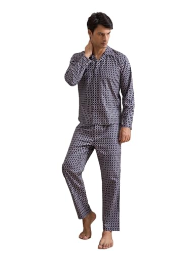 Sweet Dreams Men Gentlemen Printed Pant Set Black
