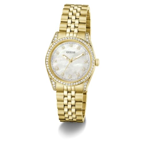 GUESS Round 34mm White Dial Analog Women Watch - GW1099L2