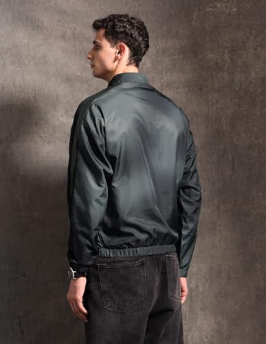 U.S. Polo Assn. Denim Co. Men's Black & Gold Regular Fit Jacket (UDJCK121A_Dark Grey_XL)