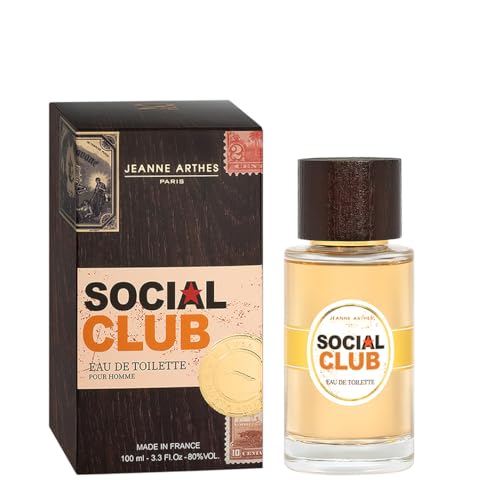 Jeanne Arthes Social Club Pour Homme Eau de Toilette for Men - 100ml