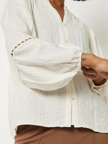 Max Women's Regular Shirt (RUS03B_Ivory