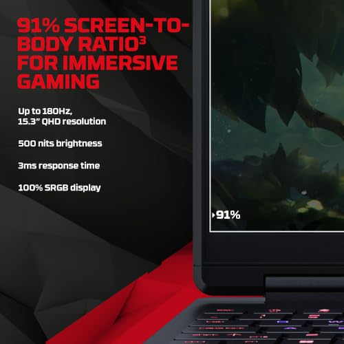 HP HyperX OMEN 15, Intel Core Ultra 9 275HX, 8GB-RTX 5070, 16GB DDR5, 1TB SSD, 2.5K(2560 x 1600),180Hz, 500 nits, 3ms, 15.3''/38.9cm, Win11, Office24, Black, 2.21kg, ga0251TX, RGB 4Zone Gaming Laptop