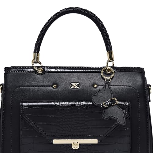 Akiki London Women's Hambledon Medium Satchel Handbag | Satchel Bag for Work | Ladies purse | Stylish Shoulder Bag | Gift For Women