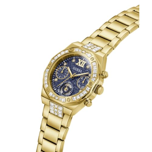 GUESS Round 36mm Blue Dial Analog Women Watch - GW1116L2