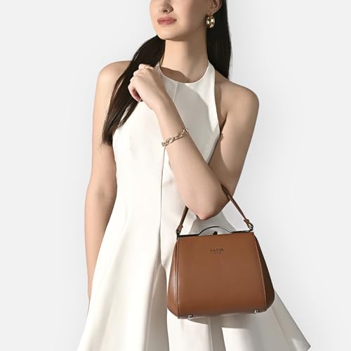 Lavie Luxe Women's Fluff26 Frame Satchel Bag | Satchel Handbag for Work | Ladies Purse | Stylish Shoulder Bag | Gift for Women