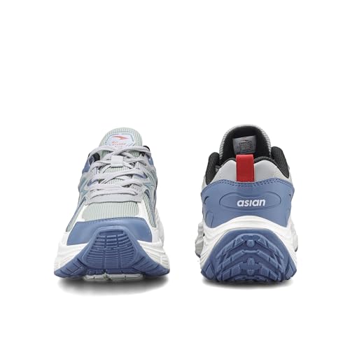 ASIAN Powerkick-01 Men’s Sports Sneakers | Memory Foam Comfort with Durable Grip Sole | Stylish Streetwear Design Perfect, Walking & Casual Outings