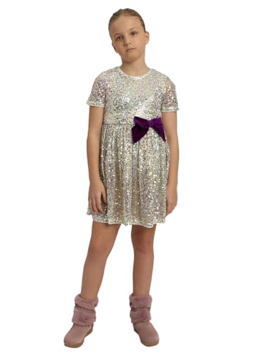 VERO MODA Girl Beige Fit & Flare Dress