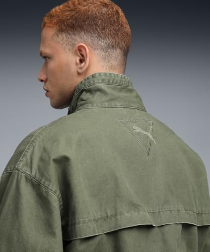 Puma | x REPRESENT Men's Half-Zip Rain Jacket | Night Pine | M