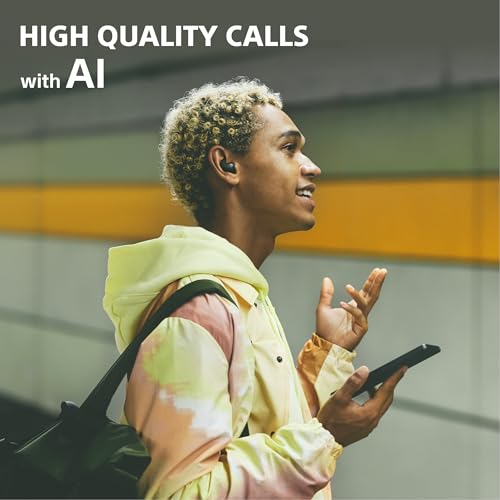 Sony [New Launch] LinkBuds Fit WF-LS910N | Get SRS-XB100 BT Speaker | Active Noise Cancelling Wireless Bluetooth Earbuds, Comfortable Fit with New Supporters -Green