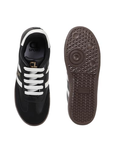 Carlton London Women Shoes,Black-White,UK-7