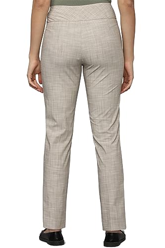 Allen Solly Women's Regular Pants (AHTPWRGFW26196_Beige