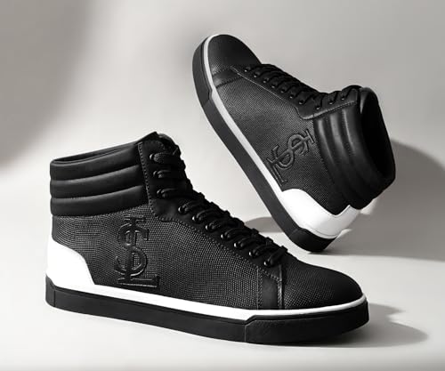 LOUIS STITCH Black Sneaker for Men | Comfortable Sneaker | LSP-SNK-AVI014-JB | (UK-7)