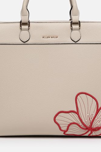 Allen Solly Womens embroidered beige HANDBAG
