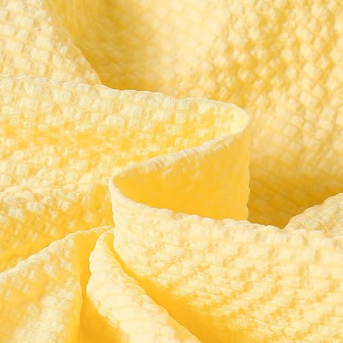 Hoscotch Girls Solid Yellow Sleeveless Short Set For Ages (5.5-6 Years)