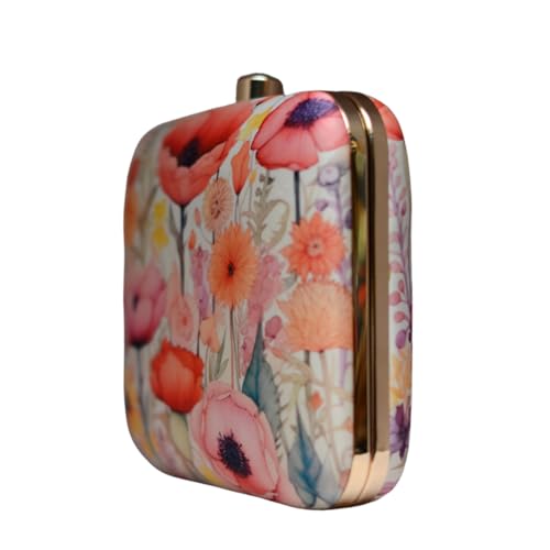 Artklim Floral Printed Clutch