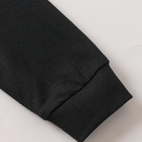 Hopscotch Girls Black Full Sleeves 2-Pc Bow Applique Jeans Set For Age (4-5 Years)