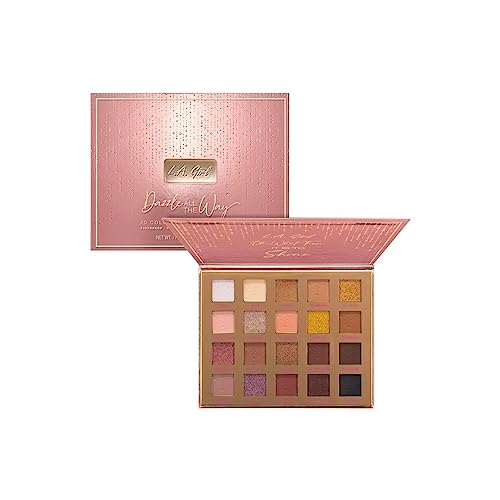 L.A. Girl- 20 Color Eye Shadow Palette-Dazzle All The Way | 20 shade selection | Mattes, shimmer, and nude hues | Long wearing and high impact color | 30gm