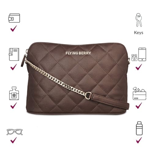 FLYING BERRY Womens Sling bag (BROWN)