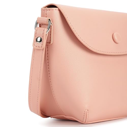 Fastrack Catch Me If You Can Sling Bag for Women | Small Size with Flap and Button Lock, Adjustable Strap | Stylish, Functional Sling Bag for On-the-Go
