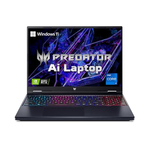 acer Predator Helios Neo 16 Gaming Laptop 14th Gen Intel Core i7 Processor (Windows 11 Home/16 GB/1 TB SSD/NVIDIA GeForce RTX 4050) PHN16-72 with 40.64 cm (16") WUXGA Display