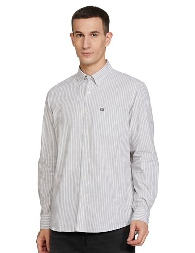 Arrow Sport LT. Grey Casual Shirt (ASAEOSH1450_38)