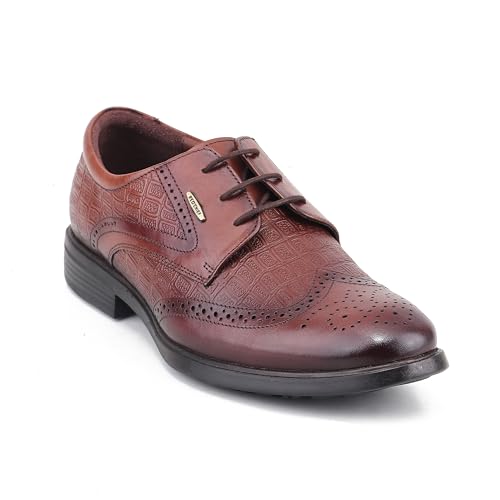 Red Chief Low Ankle Casual Derby Shoes for Men | Tan UK06