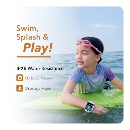 imoo Original Kids Watch Phone Z7 [4G Cellular + GPS + Health], 4G Smartwatch, HD Video & Voice Call, GPS Enabled with 14 Days Historical Track, Kids Emotion Detector, HeartRate, Body Temp., SPO2