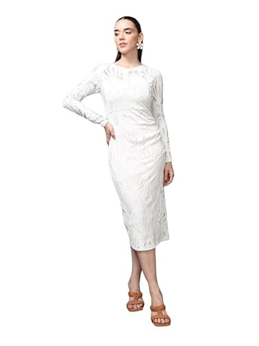 Kazo Piccadilly Midi Dress (White_L)