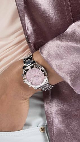 GUESS GS Phoebe 38 mm Pink Dial Women Analog Watch- GW0696L1