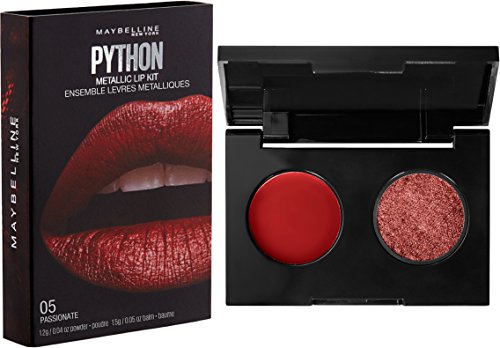 Maybelline New York Lip Studio Python Metallic Lip Kit, 05 Passionate, 2.7g