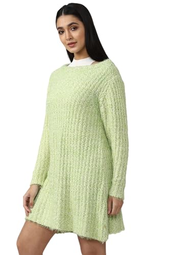 FOREVER 21 Textured Green Sweater 23000082135010