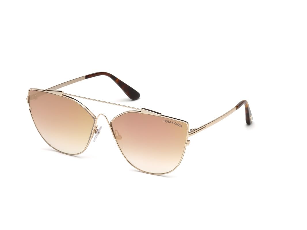 Tom Ford FT0563 33G Gold Jacquelyn Cats Eyes Sunglasses Lens Category 2 Lens Mi