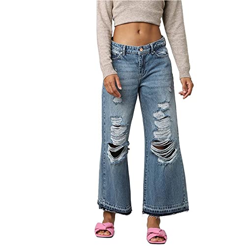 ONLY Straight Fit Jeans (15249182_Medium Blue Denim_26/32)