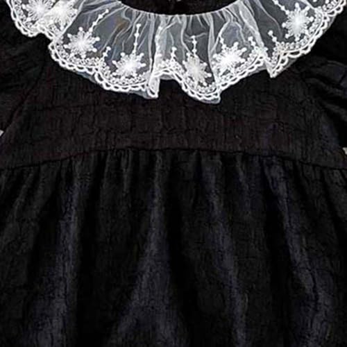 Hopscotch Baby Girls Polyester Bodysuit in Black Color For Ages (9-12 Months)