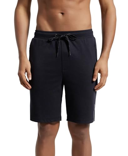 Jockey Men's Straight Fit Shorts (AM14_Black_Medium)