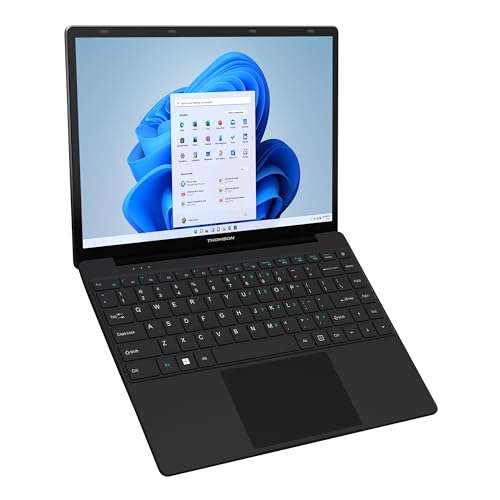 Thomson 14.1 inch 3k High Resolution Display IN-K14C Intel celeron N5100 Processor (Window 11/8 GB RAM LPDDR4 / 256 GB SSD/ 6000mAH Battery/Numeric Touchpad) Slim and Lightweight Notebook