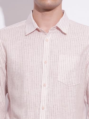 Being Human Pink Regular Fit Regular Collar Men's Shirt Clothing