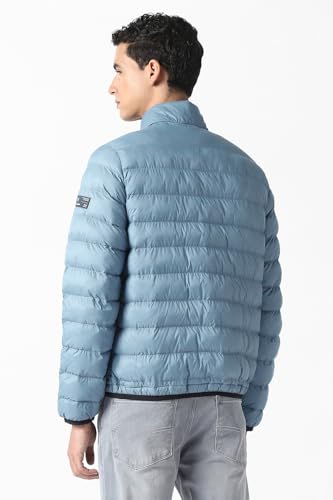 Van Heusen Men's A-Line Coat (VFJKABOFP56955_Light Blue