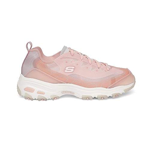Skechers Womens D'Lites-Fresh Air Casual Sneakers Vegan Air-Cooled Memory Foam Cushioned Comfort Insole Pink - 4 UK (149235)