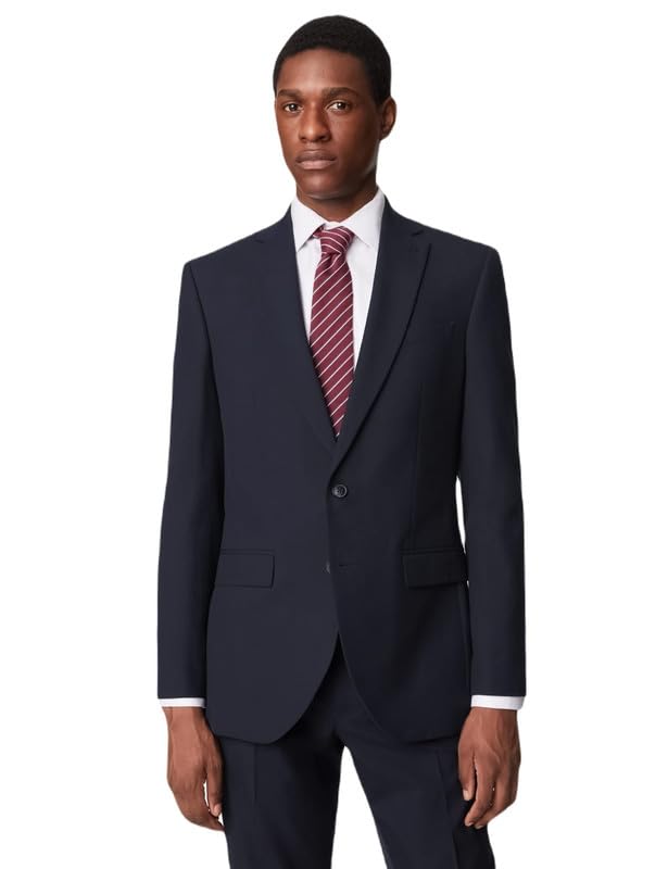 Marks & Spencer Men's A-Line Coat (T15/0907F_Navy