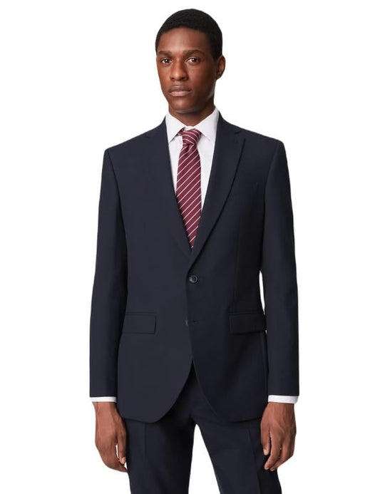 Marks & Spencer Men's A-Line Coat (T15/0907F_Navy