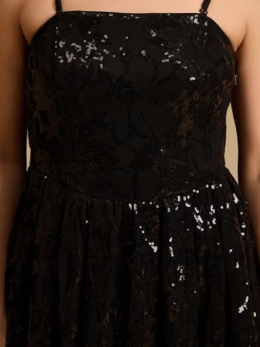 Kazo Spencer Mini Dress for Women Black