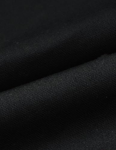 U.S.Polo Association Men's Riley Straight Fit Textured Trousers (USTROOE1067_Black_34)