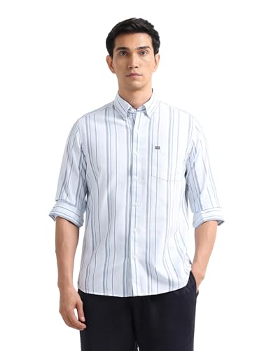 Arrow Sport Blue Casual Shirt_ASAEOSH2031_44
