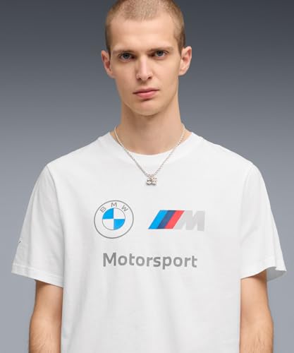 PUMA | BMW M Motorsport Essentials Men's Logo Tee | White | 2XL