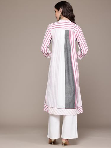 Ritu Kumar White Essential-Falak Kurta