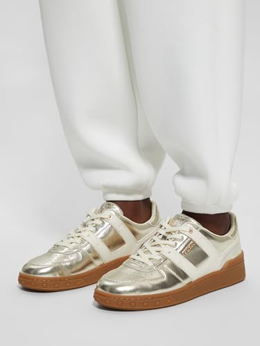 Guess Women's INART Sneaker, Gold 710, 8