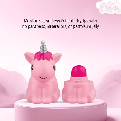 RENEE Princess Wonderland Lip Care Combo Kit - Pre-Teen Girls, Contains Snowball Lip Balm 3G & Icecream Lip Gloss 8Ml, Nourishing And Moisturizing Effect - No Parabens,Cruelty-Free & Vegan